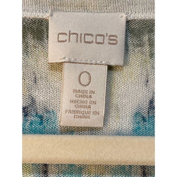 Chico's Women's Open-Front Kimono Cardigan  Size 0  Multicolor - Picture 4 of 8